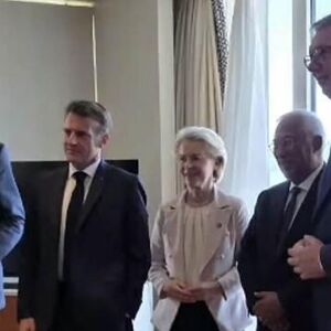 Vučić sa Fon der Lajen, Makronom i Mercom u Tivtu: "Evropska budućnost Srbije u fokusu"