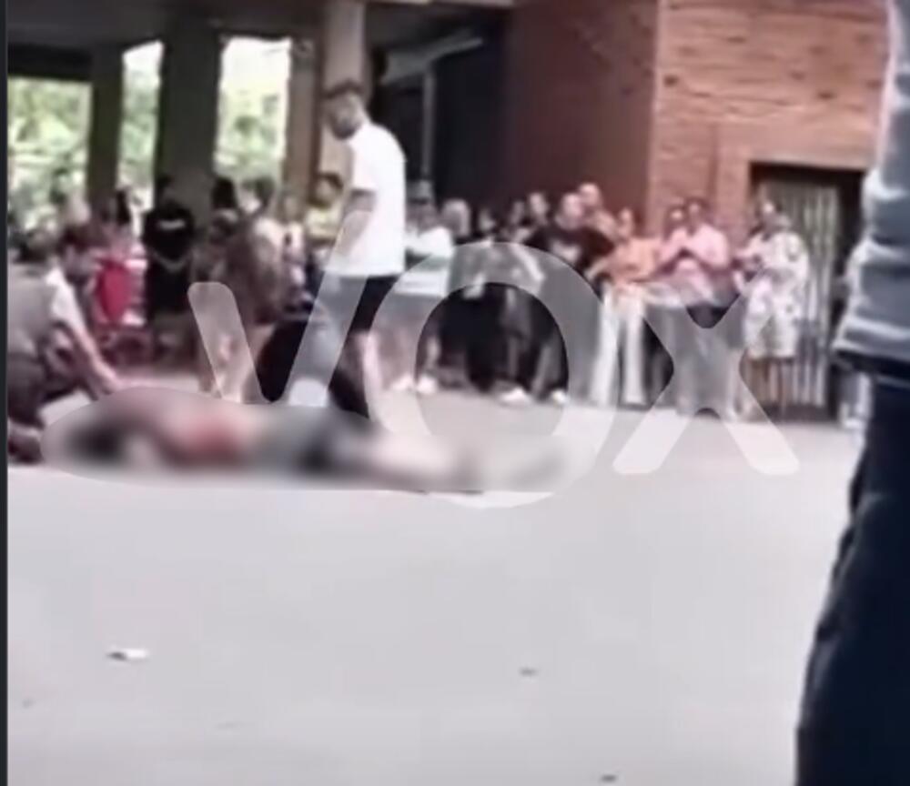 PRVI SNIMAK SA MESTA PUCNJAVE GDE JE UBIJEN SRBIN U BARSELON