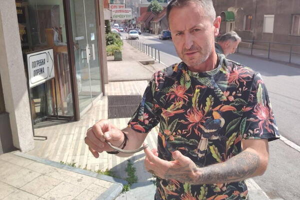 "SIĆUŠNA JE, ALI KOBNA ZA LJUDE" Arsenije ulovio opasnog gmizavca u centru Užica, gledajte samo gde se našao!