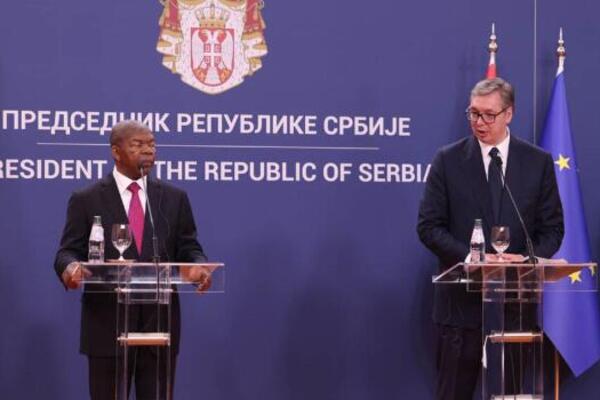 "Zahvalan sam na podršci teritorijalnom integritetu Srbije" Vučić odlikovao predsednika Angole