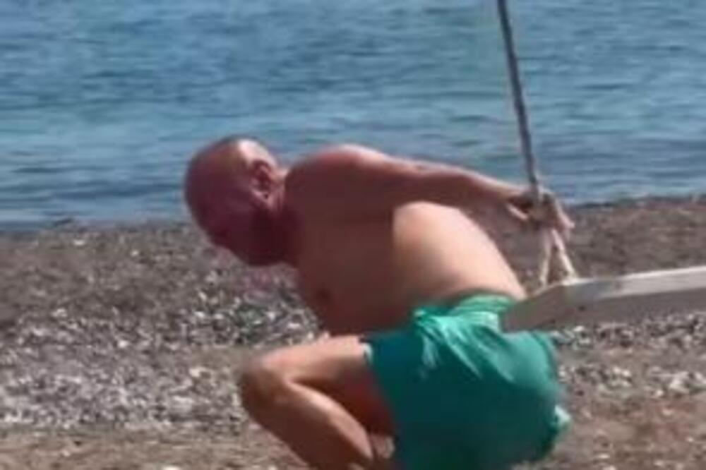 ĐANI SE SRUŠIO NASRED PLAŽE! Snimak PADA objavljen na mrežama, NIJE IMAO NIKAKVU ŠANSU
