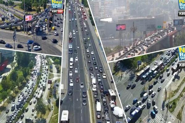 NIŠTA SE NE POMERA, OPŠTI KOLAPS U OVIM DELOVIMA BEOGRADA: Kolone vozila stoje, nema igla gde da padne (FOTO)