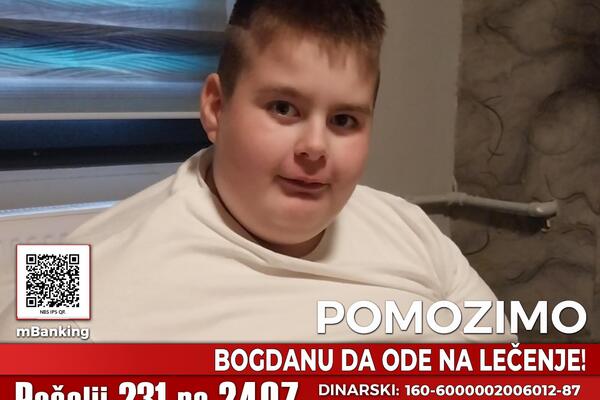 Mali Bogdan ima ozbiljne probleme sa telesnom težinom: Svaka pomoć je korak bliže ka njegovom zdravijem detinjstvu
