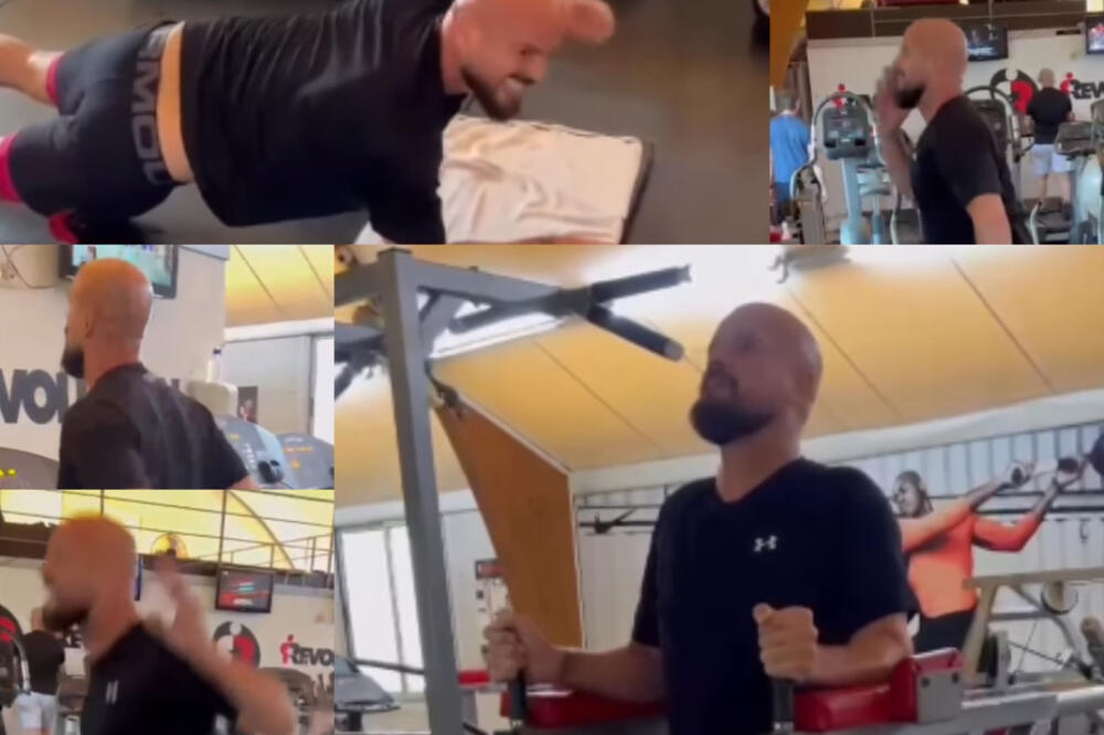 KAKVA ŽIVOTINJA, KAKVA ZVERINA U TERETANI: Boban Rajović u 55 godina pokazao telo, trening mu KIDA, KAPA DOLE VIDEO