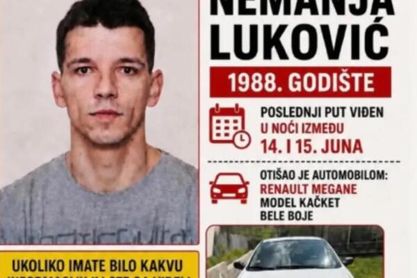PRONAĐEN AUTOMOBIL NESTALOG NEMANJE LUKOVIĆA (38): Policija uputila važan apel