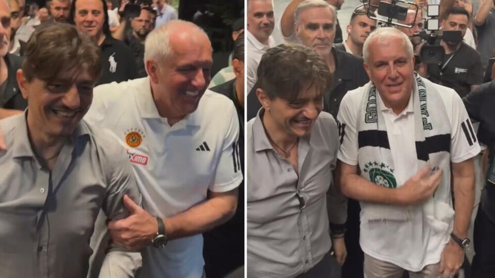 Željko zagrlio gazdu, pa nastao opšti haos: "Gospodar prstenova" veseo sa velikim kezom slušao skandiranje! (VIDEO)