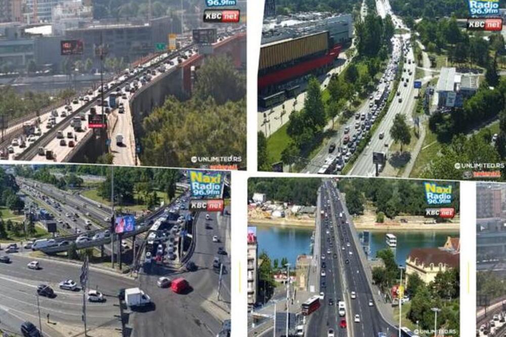 VRUĆINA I ODMORI ISPRAZNILI BEOGRADSKE ULICE: Prvi radni dan bez zastoja u najjačem špicu (FOTO)