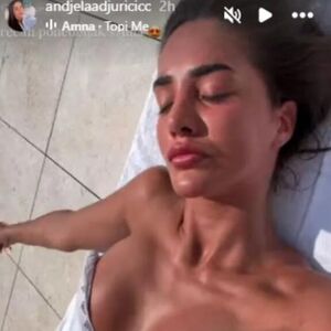 OTIŠLA KOD HRVATA, PA ODVEZALA GORNJI DEO KUPAĆEG! SIlikoni iskočili na SUNCE, snimala ih iz SVIH UGLOVA