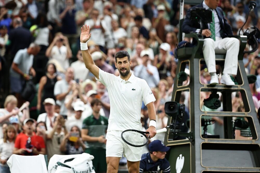 Novak Đoković na Vimbldonu 2026. godine