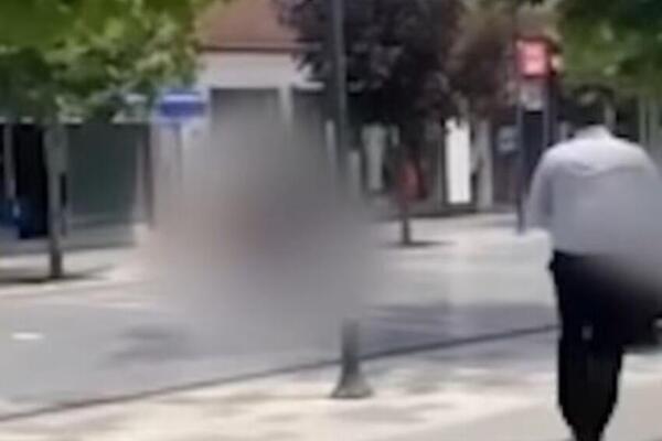 ČUJU SE URLICI, LJUDI TRČE, PRIZOR LEDI KRV: Snimak pucnjave usred bela dana u Podujevu uznemirio sve (VIDEO)