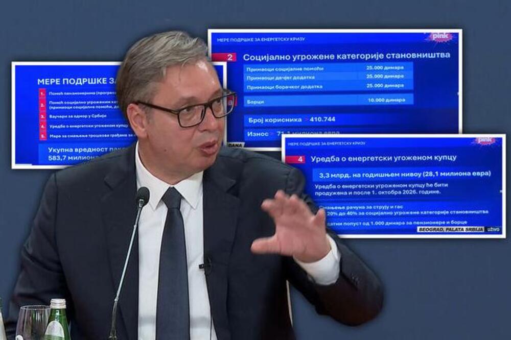 Sve o novim merama za penzionere koje je najavio predsednik Vučić: Ko dobija novac, a šta pojeftinjuje?