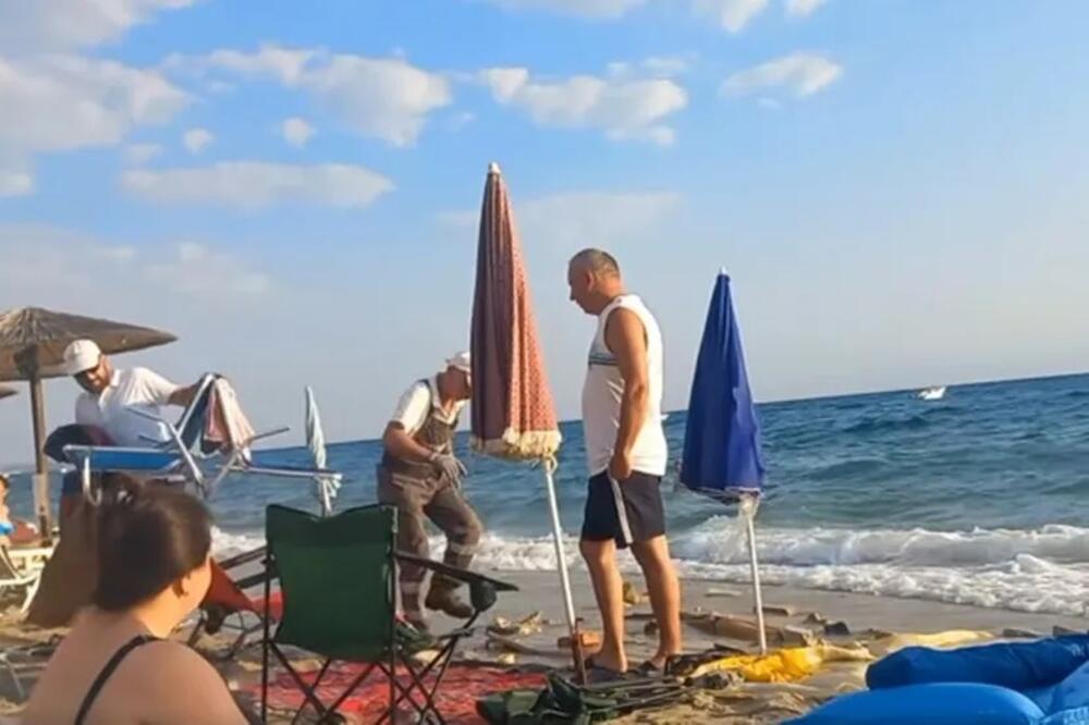 Hrvatski mediji podelili sumanut snimak iz Pefkohorija! Okačili kako Srbi rade 1 stvar, Grci ISTO poludeli (VIDEO)