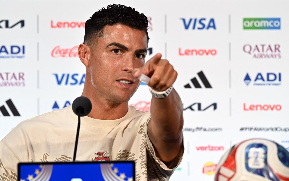 Kristijano Ronaldo na konferenciji za medije