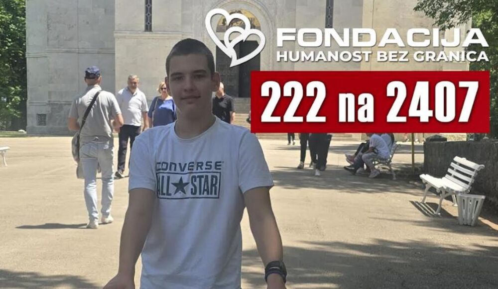 Pomozimo Dušanu slanjem poruke - 222 na 2407