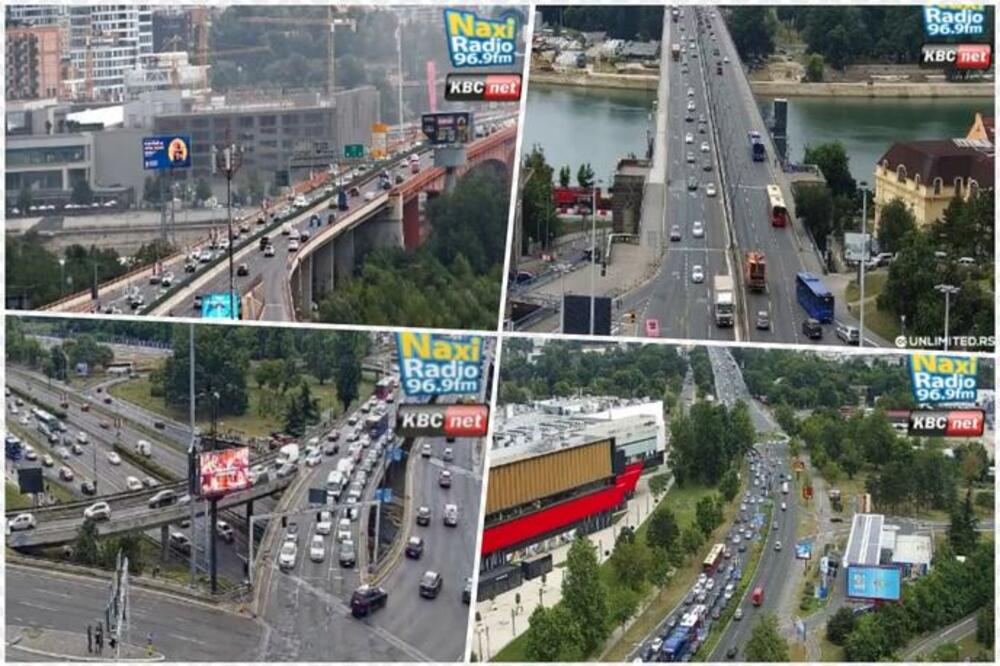 Povremena usporenja su u ovom delu Beograda, zaobiđite ga ako možete: Jutarnju špic u prestonici ovako izgleda