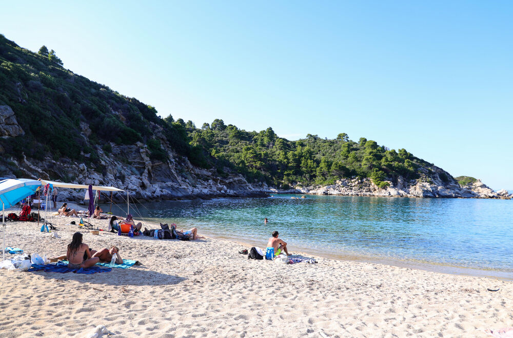 More, grčka, plaža, plaze, Sitonija