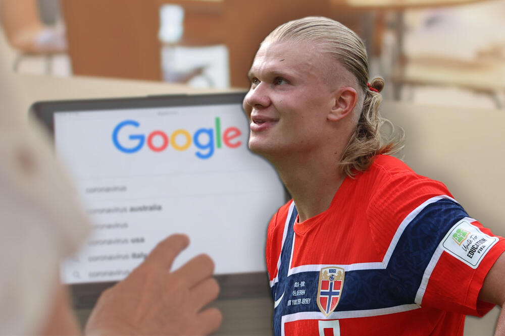 Ukucali smo "Erling Haland&ldquo; u Gugl pretragu i ostali u čudu: Nećete verovati šta se pojavljuje na ekranu! (FOTO)
