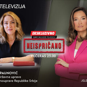 EKSKLUZIVNO: Ministarka Snežana Paunović gošća je emisije &ldquo;Neispričano&rdquo; večeras od 23.00