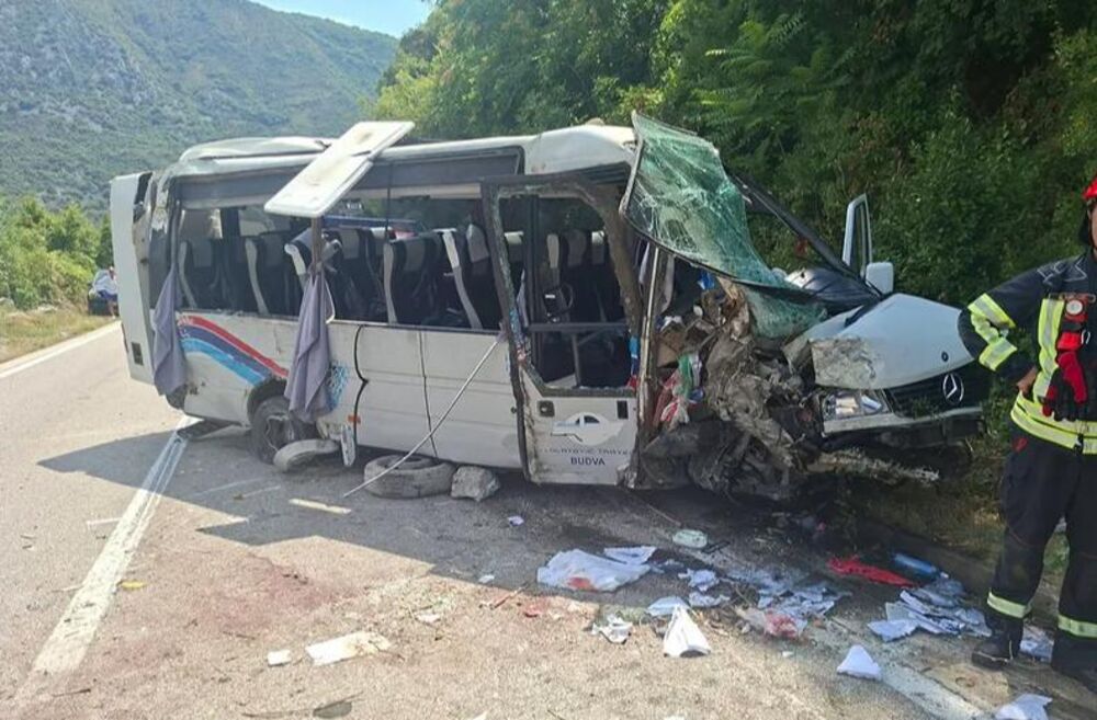 Slike teške saobraćajne nesreće
