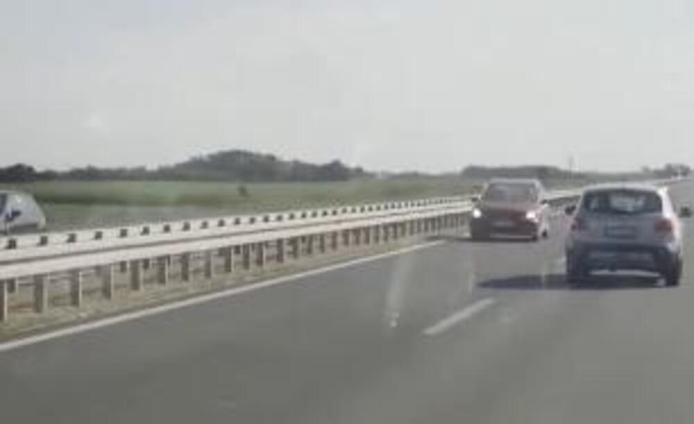 "Još jedna kamikaza vozi u kontrasmeru" Nova bahata vožnja - evo gde je sada usnimljena (VIDEO)