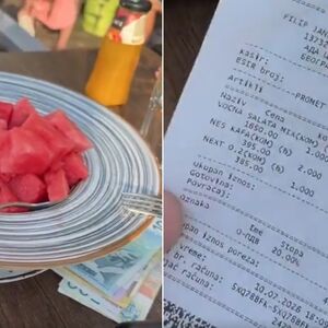 NARUČIO VOĆNU SALATU MIKS U RESTORANU U BEOGRADU, A DOBIO SECKANU LUBENICU: Kada mu je stigao račun, PREVRNUO SE!