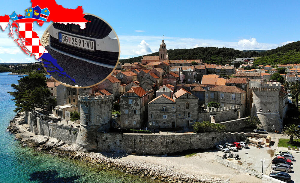 HRVATI NATERALI SRBINA DA SKLONI AUTO SA OSTRVA ZBOG TABLICA: Pazite samo ŠTA IH JE ISPROVOCIRALO, da li je MOGUĆE?