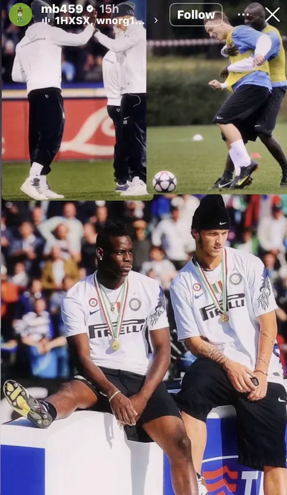 Objava Marija Balotelija na Instagramu