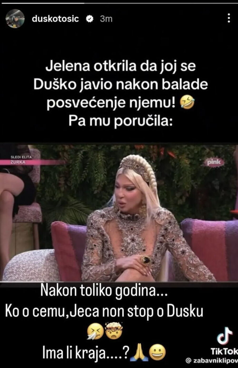 Duško Tošić, Jelena Karleuša