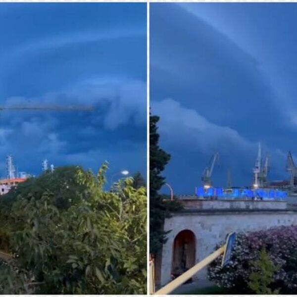 Jako nevreme pogodilo komšije: Vetar nosio sve pred sobom, prizor na nebu ostavio sve bez teksta (VIDEO)