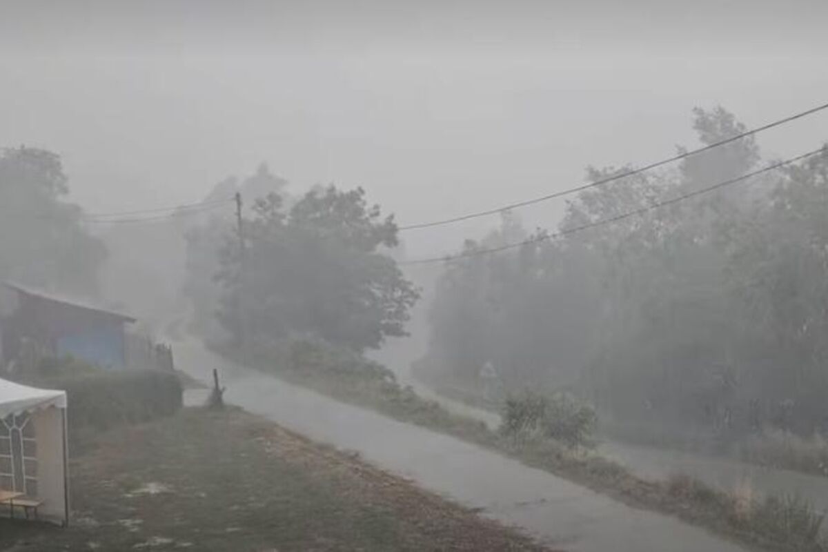 Snimak jakog nevremena u Prijepolju