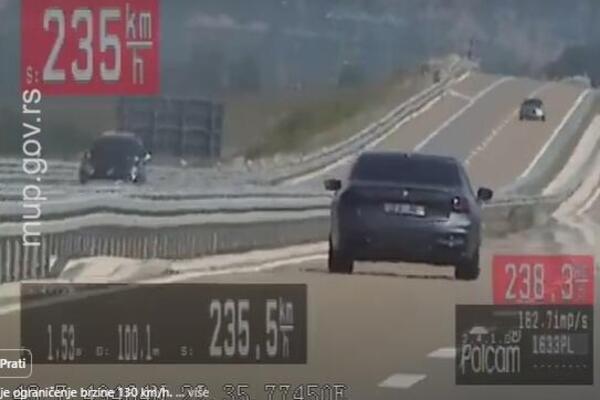 OD SNIMKA ĆE VAS PROĆI TRNCI! Uhvaćen u DIVLJAČKOJ vožnji kod Pirota, za volanom nije bio SRBIN!