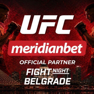 PIŠE SE ISTORIJA U ARENI: Meridianbet zvanični sponzor UFC Fight Night Belgrade!