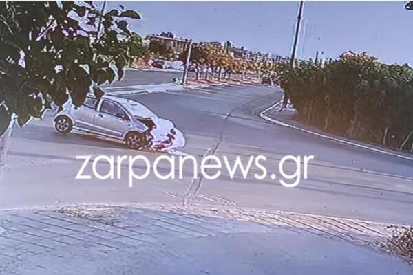 SNIMAK TEŠKE NESREĆE NA KRITU! Sudarili se automobil i vozilo Hitne, pacijent kojeg su vozili umro