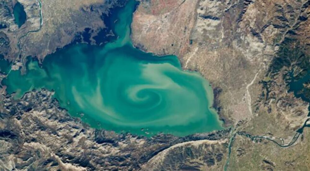 Skadarsko jezero iz svemira 