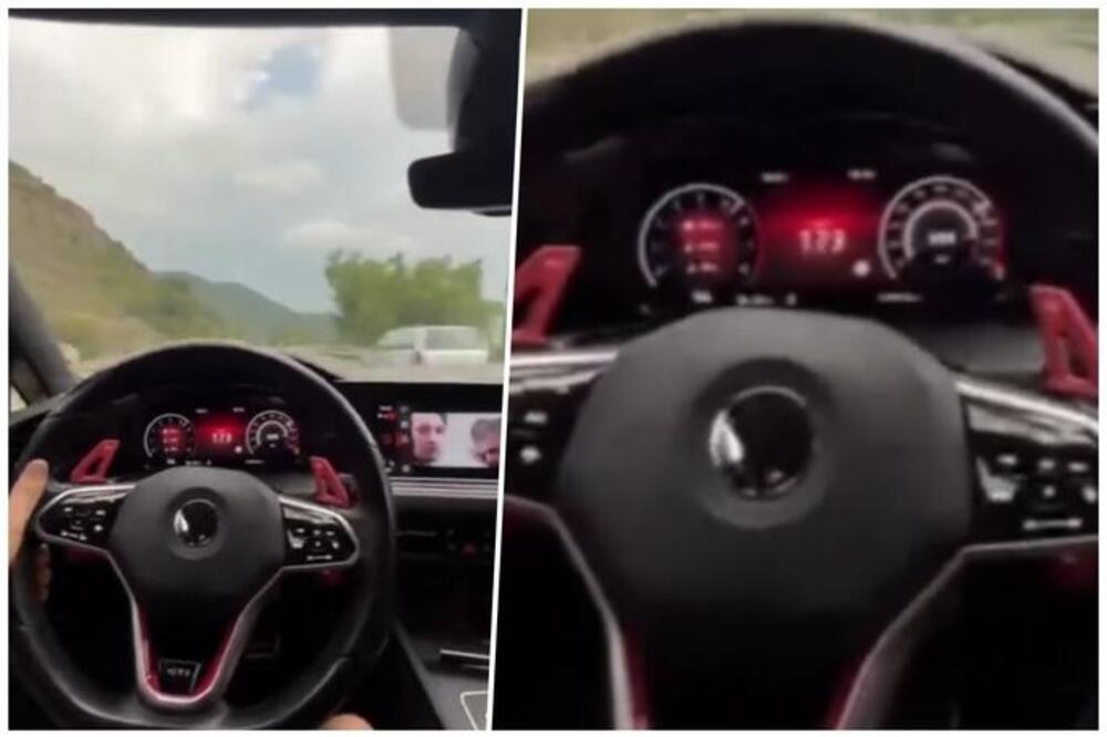 Bahati vozač divlja srpskim putevima, kamere sve zabeležile: Neverovatan snimak BAHATE VOŽNJE! (VIDEO)