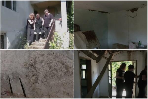 Podovi puni rupa, krov prokišnjava, zidovi popucali, obrušio se plafon: Žene iz porodice Stojković žive preteško