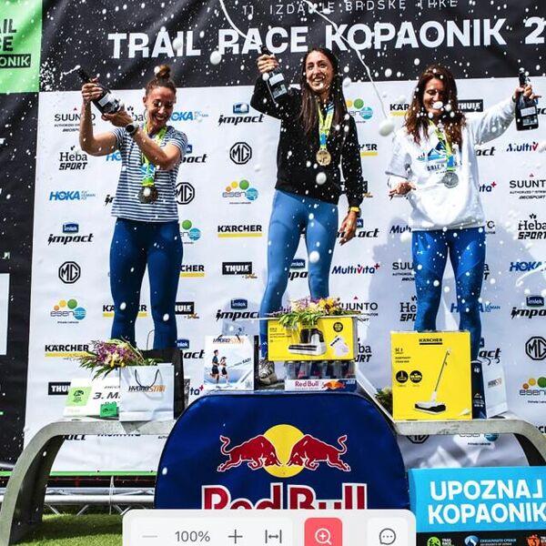 Đuro Borbelj i Victoria Keller iz PK Železničar Inđija pobednici trke 24k Trail race Kopaonik