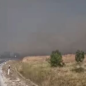 Drama na putu između Ljubičevca i Kamenice: Vatra guta sve pred sobom! (VIDEO)