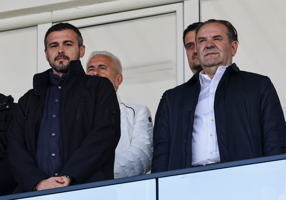 Deo uprave FK Partizan: Generalni direktor Danko Lazović i predsednik Rasim Ljajić