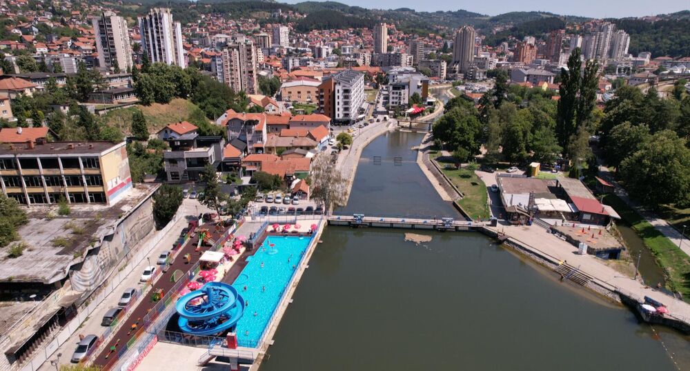 Užice, Splav, Telo