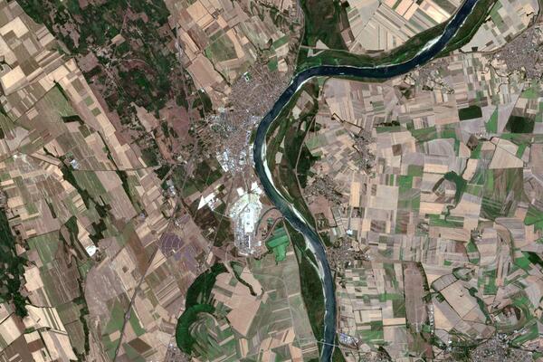 Sateliti otkrili nikad šokantniju sliku Dunava: Nezapamćena kriza na rekama vidi se čak iz svemira (FOTO)