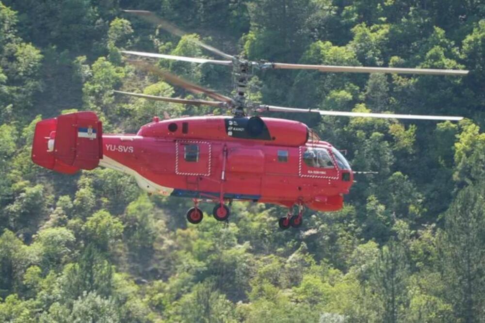 Borba sa vatrenom stihijom ne prestaje: Moćni Kamov stalno na terenu, više od 100 vatrogasaca gasi jaku buktinju