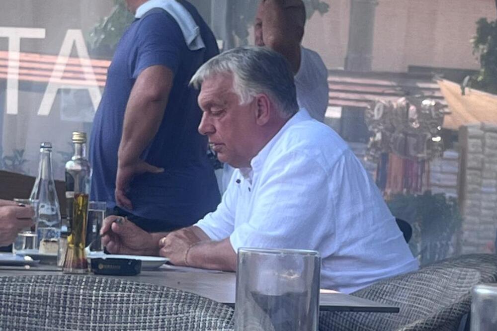 Orban stigao u Guču: Bez telohranitelja seo za sto, pa navalio na svadbarski kupus, pa se dohvatio i...