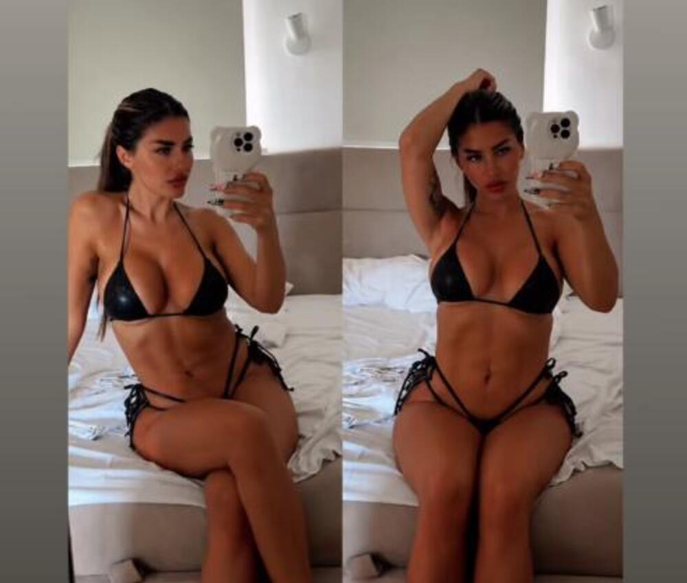 SEVA CRNI MIKRO BIKINI U SPAVAĆOJ Vruće poze SNAJKE NAJPOZNATIJE SRPSKE PEVAČICE: Šta li će joj REĆI SVEKRVA NA OVO