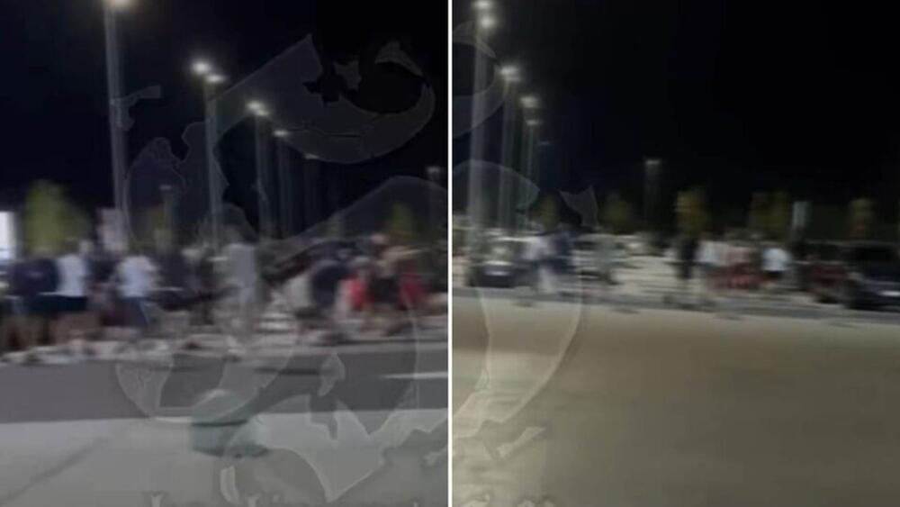 Opšta makljaža navijača Dinama i Hajduka na aerodromu: Pojavio se snimak, policije nema nigde, pesnice sevaju VIDEO