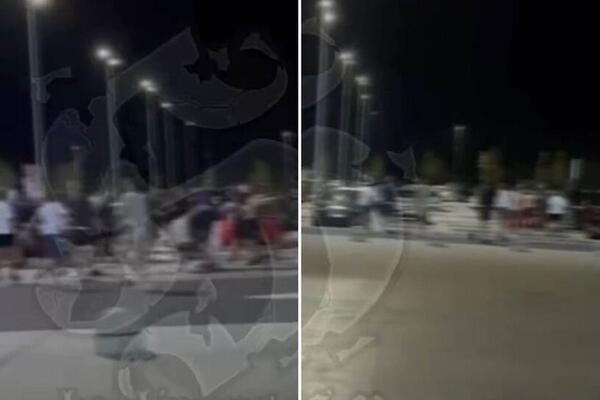 Opšta makljaža navijača Dinama i Hajduka na aerodromu: Pojavio se snimak, policije nema nigde, pesnice sevaju VIDEO