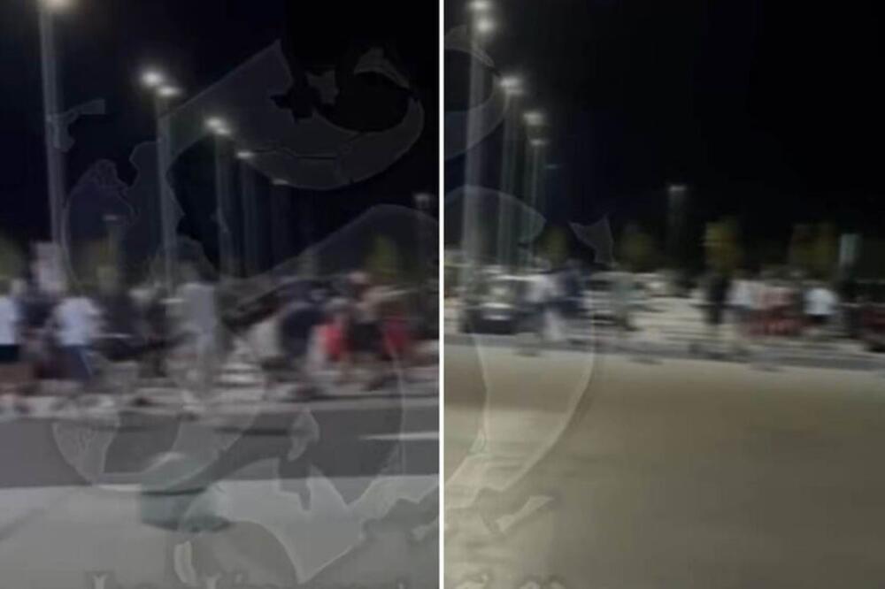 Opšta makljaža navijača Dinama i Hajduka na aerodromu: Pojavio se snimak, policije nema nigde, pesnice sevaju VIDEO