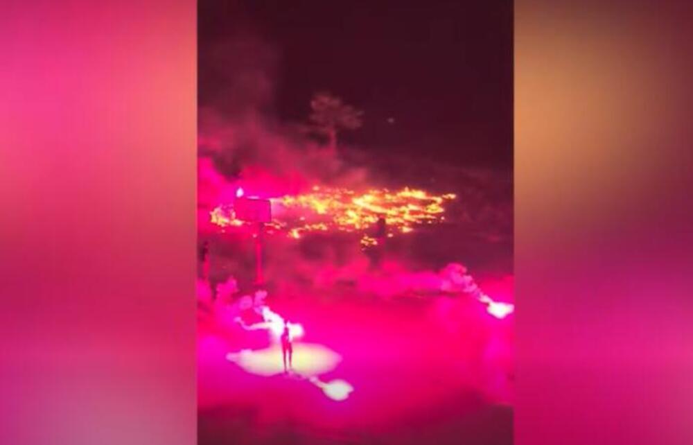 "JA BIH OVO ODMAH HAPSIO": Palili baklje po Stepi pa izazvali požar! Snimak razbesneo Beograđane