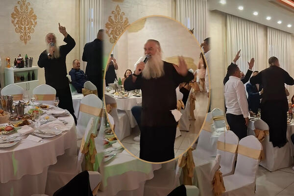 "SKINI MANTIJU, ČEKA TE VENDI": Srbi pobesneli zbog ponašanja ovog monaha na svadbi, SVAŠTA MU PORUČUJU! (VIDEO)