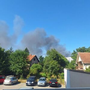 Vatrena stihija kod Uba: Požar buknuo nadomak kuća, dim se vidi izdaleka (FOTO)